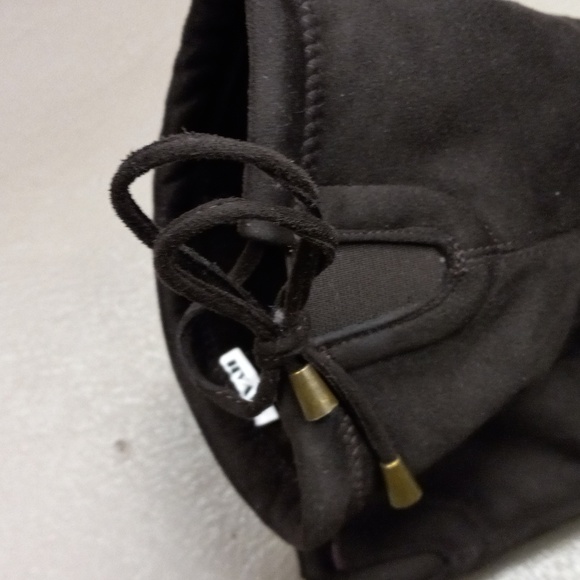 SAVAII  Dark Brown Over the Knee, Heeled Boots - Picture 16 of 16